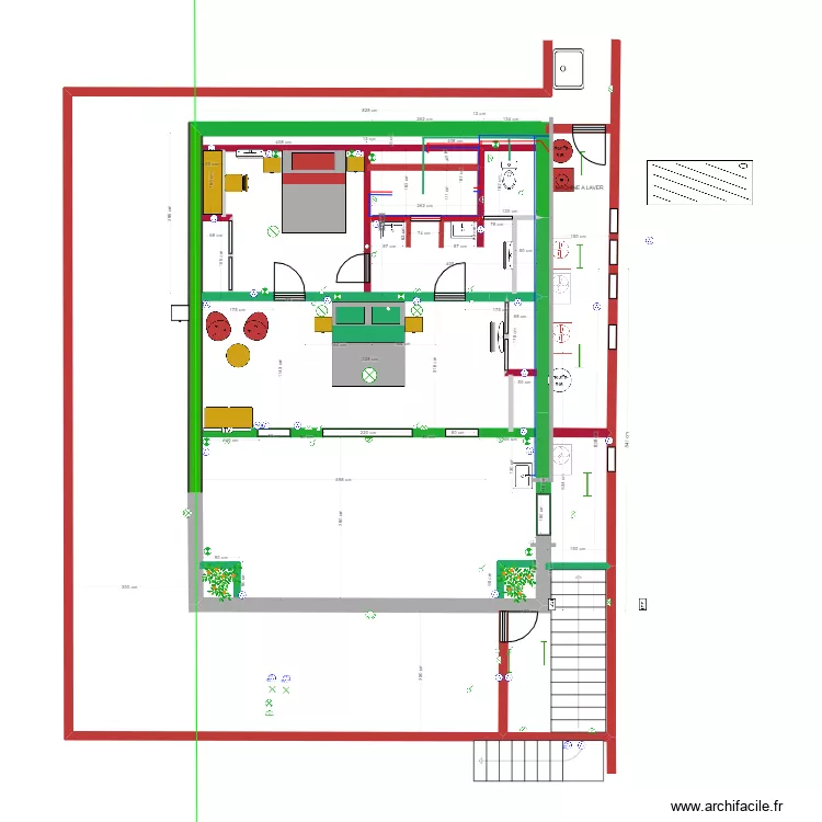 Modification 1er Maison PLOMBERIE. Plan de 