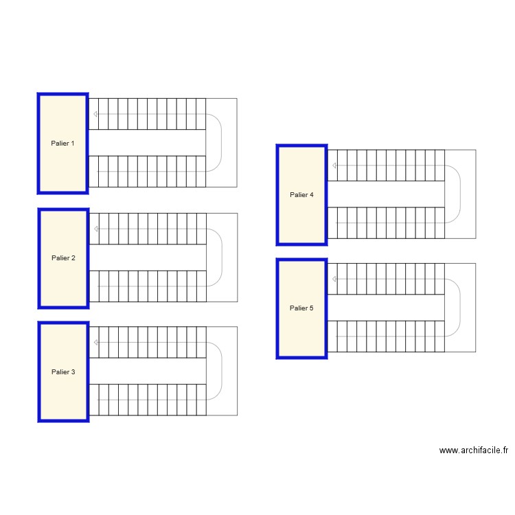 AUDEMAR PALIERS. Plan de 0 pièce et 0 m2