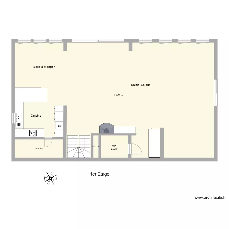 Surbourg 1er etage. Plan de Surbourg 1er etage. Plan de