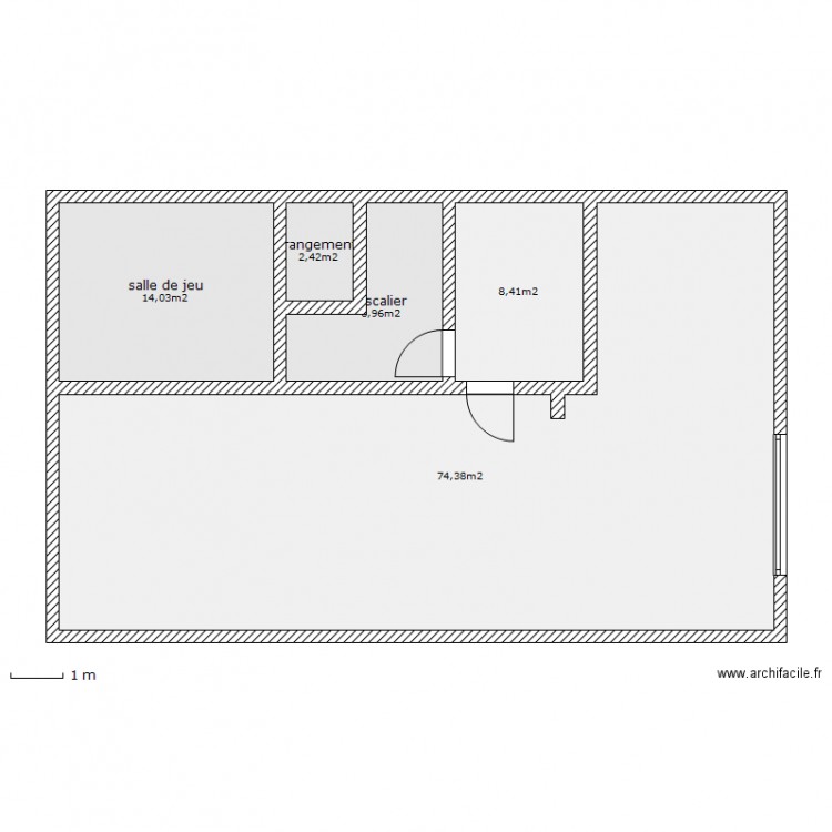 cave maison 1. Plan de 0 pièce et 0 m2