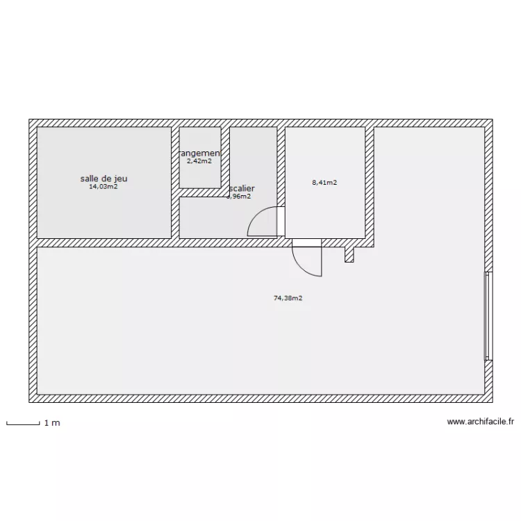 cave maison 1. Plan de 