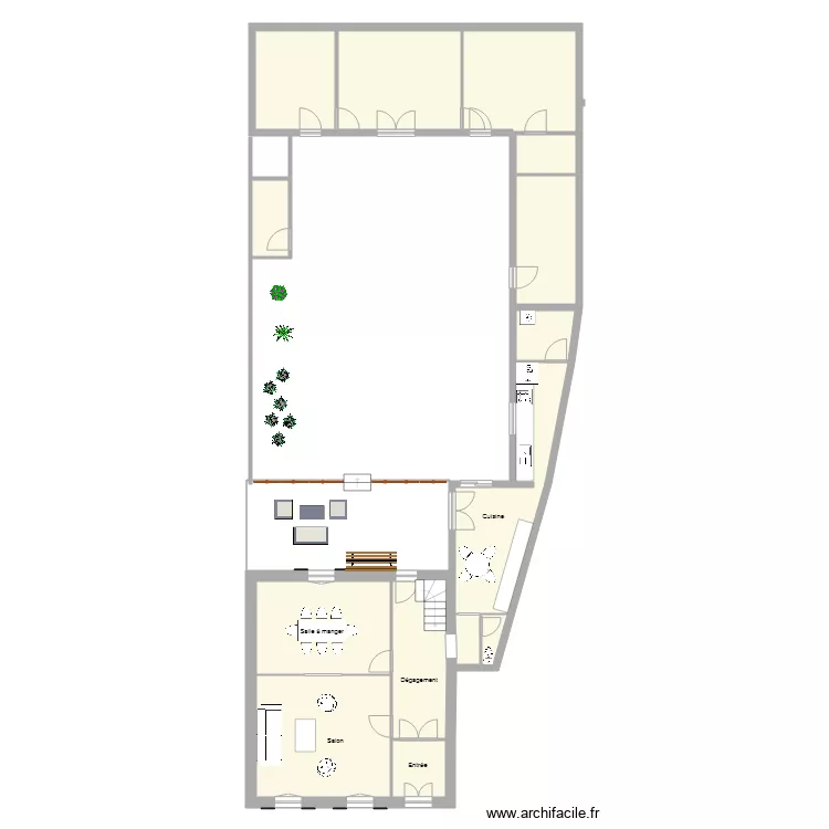 Laure et Benoit avec dépendances. Plan de Laure et Benoit avec dépendances. Plan de