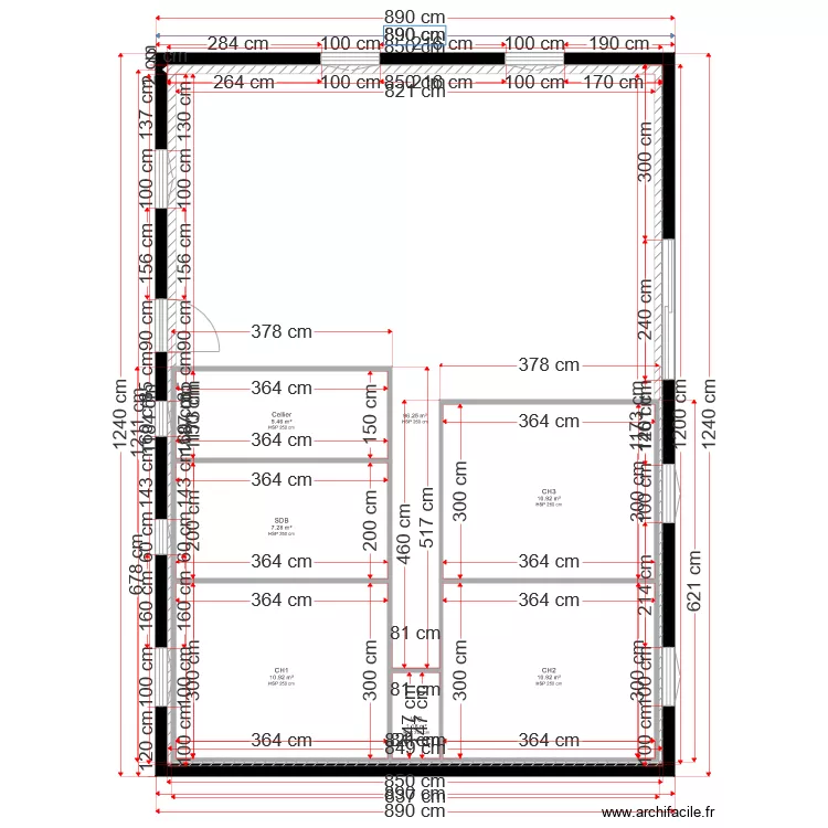 plan 3. Plan de 