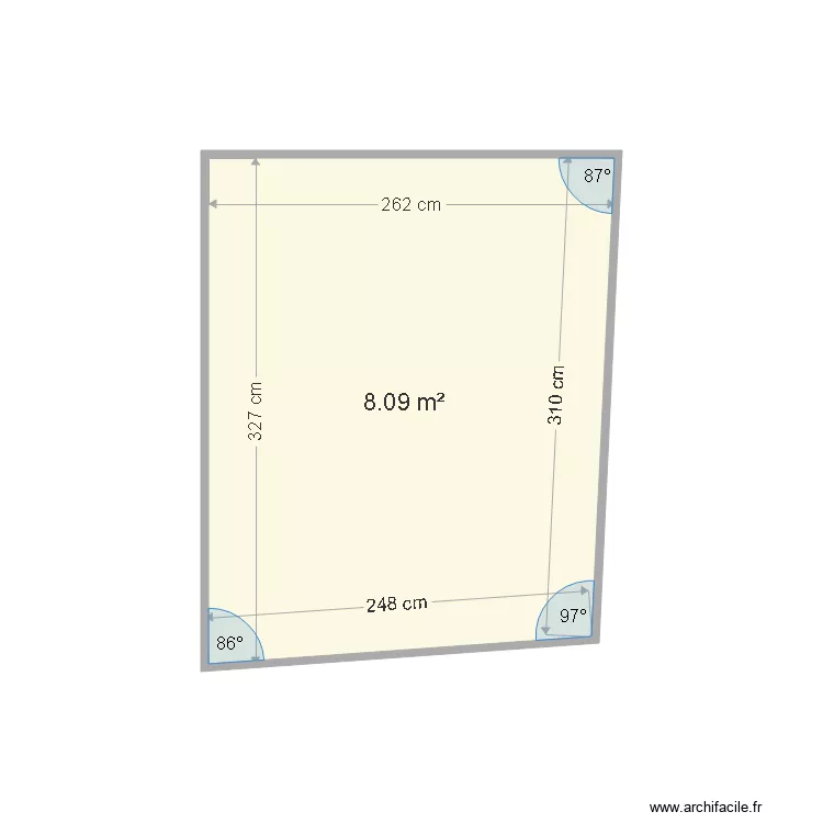 chambre. Plan de chambre. Plan de