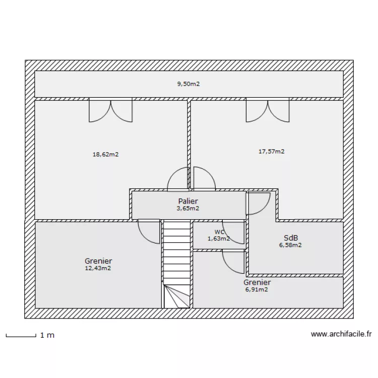 Cornouaille-Etage-Copie. Plan de 