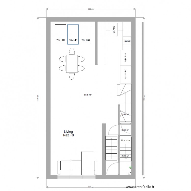 Marie José Rez3 Elec communs. Plan de 0 pièce et 0 m2