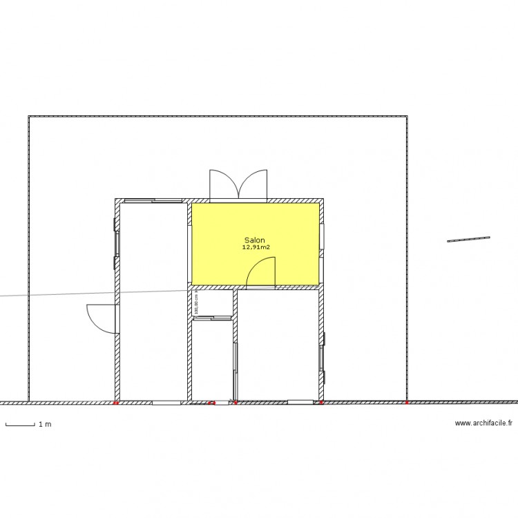 guyomard 49 m2. Plan de 0 pièce et 0 m2