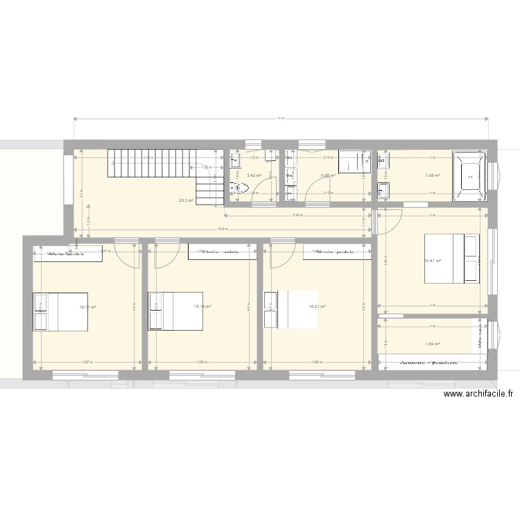 plan 9x1500 test. Plan de 0 pièce et 0 m2