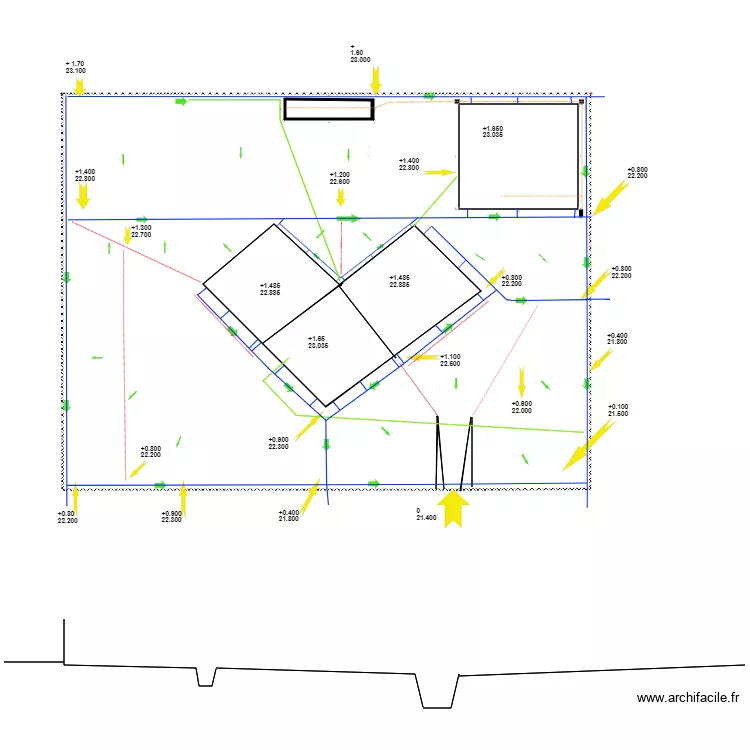 topgraphie emg. Plan de 