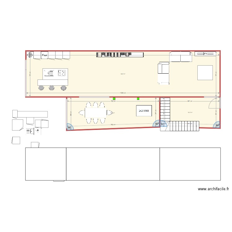 Le Reclus 1. Plan de 0 pièce et 0 m2