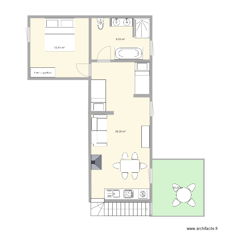 Gite CEZANNE. Plan de 0 pièce et 0 m2