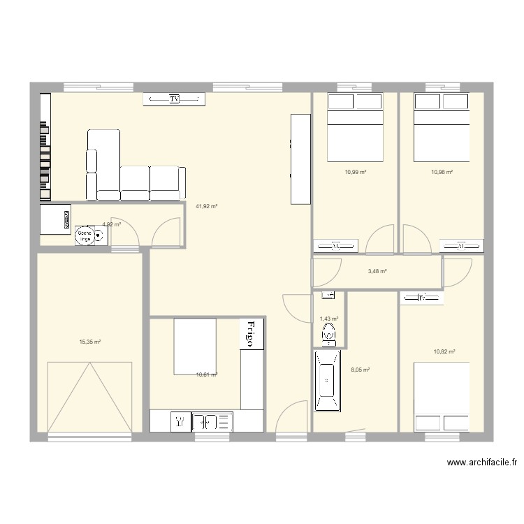 en cour. Plan de 0 pièce et 0 m2