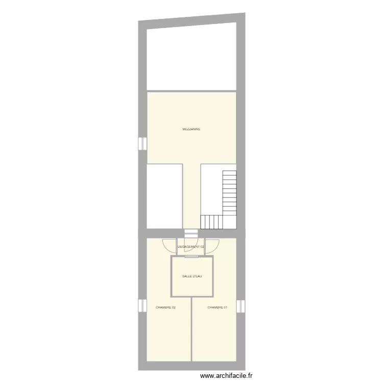 PALARDY ETAGE AMIANTE. Plan de 