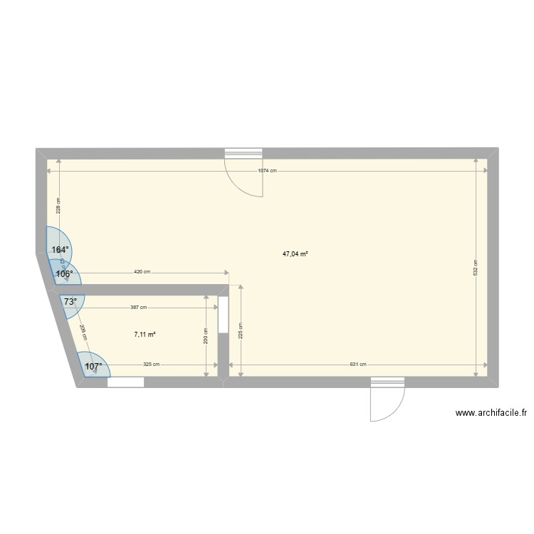 plan salle resto. Plan de 0 pièce et 0 m2