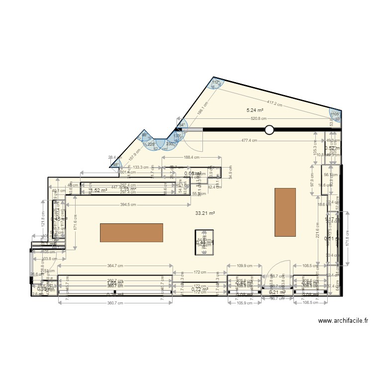 boutique Bruxells. Plan de 0 pièce et 0 m2