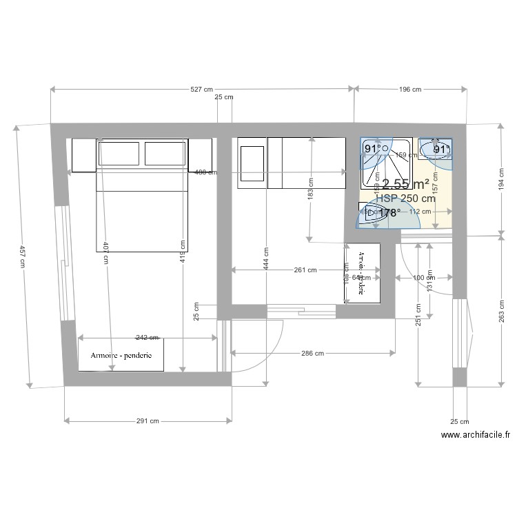 Klimt Kids couloir. Plan de 0 pièce et 0 m2