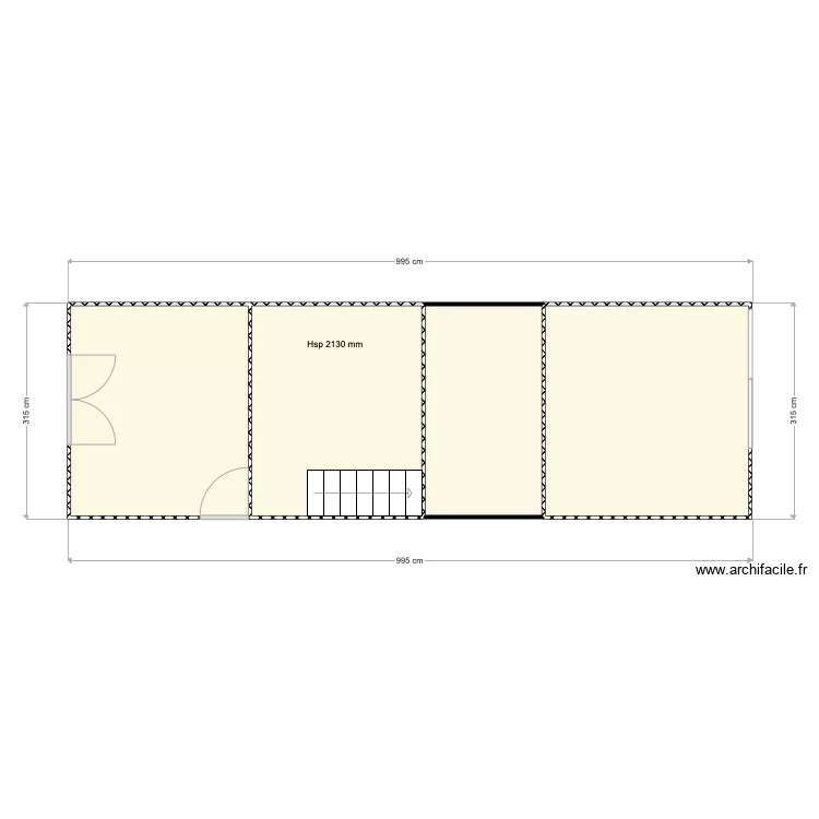 plan garage LE 444. Plan de 