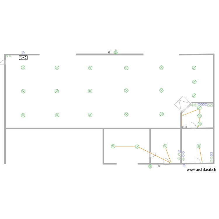 GERRIN Hangar. Plan de 0 pièce et 0 m2