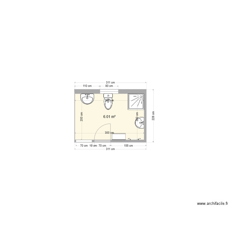 salle de bain3. Plan de 0 pièce et 0 m2