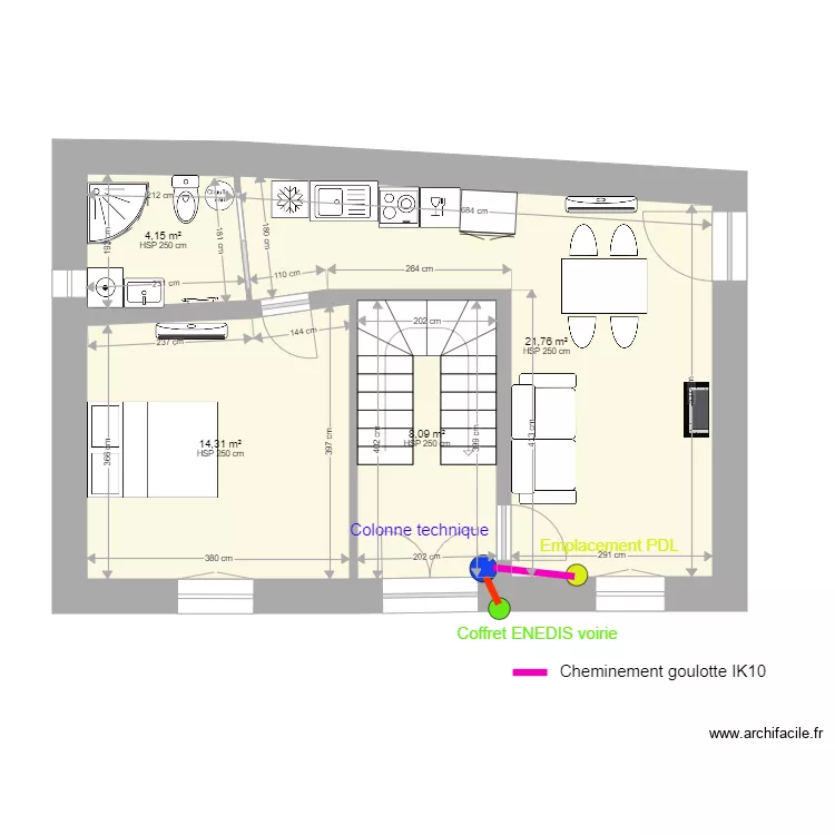 Malaucene RDC - ENEDIS. Plan de 