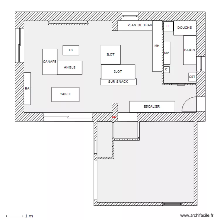 GRANGE BAS. Plan de GRANGE BAS. Plan de