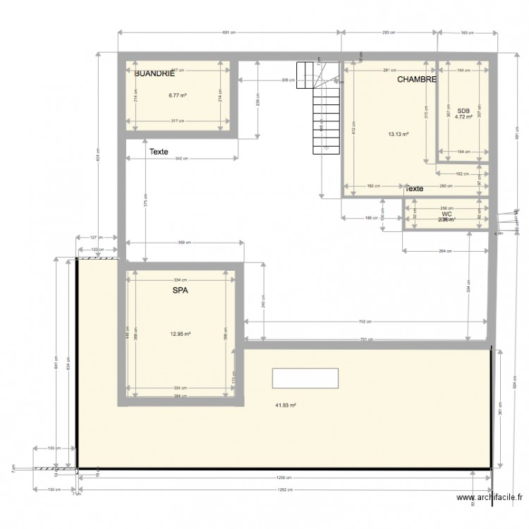 NIVEAU 1 BIS bis. Plan de 0 pièce et 0 m2