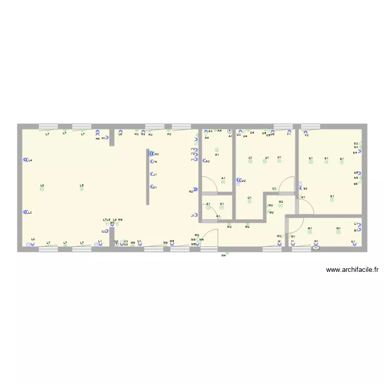 Velaine 2 EME ETAGE. Plan de 