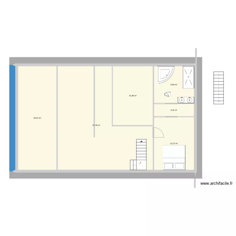 Remi etage 1. Plan de 