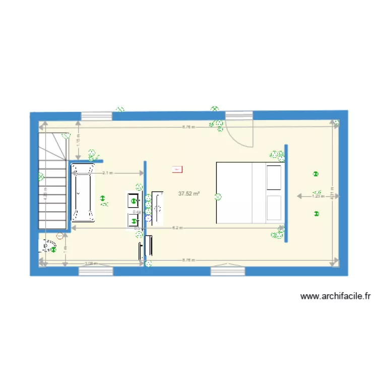 mansart droit 07092016. Plan de mansart droit 07092016. Plan de