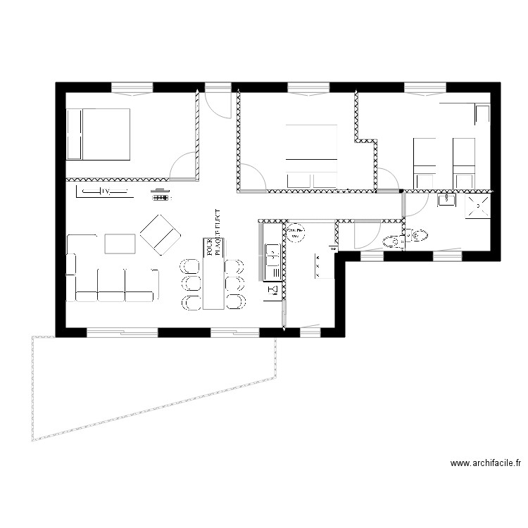 la madrague a Alexandra etage propos1. Plan de 0 pièce et 0 m2