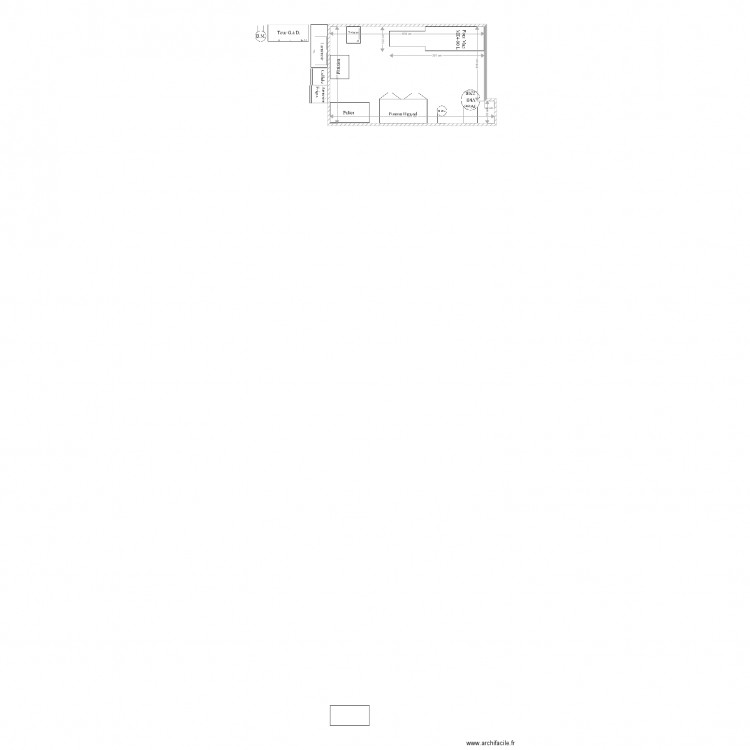 Boul Moderne. Plan de 0 pièce et 0 m2