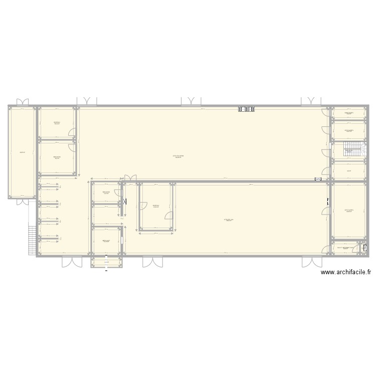 AFPA Limoges Romanet Bâtiment 10 Ateliers SAI AFEM. Plan de 0 pièce et 0 m2