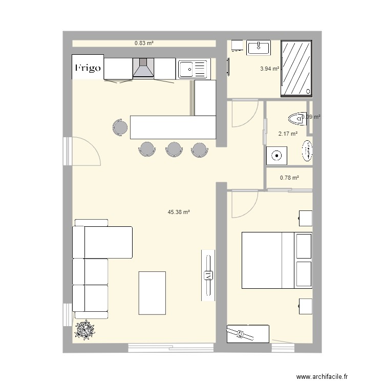 MICKEY HOUSE 3. Plan de 0 pièce et 0 m2