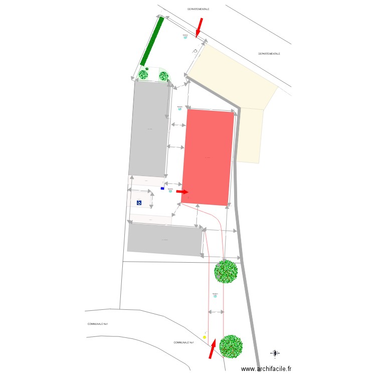 SALLE ESCRIME PLASSAC 15. Plan de 0 pièce et 0 m2