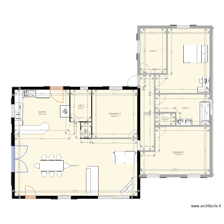 maison muy permis. Plan de 0 pièce et 0 m2