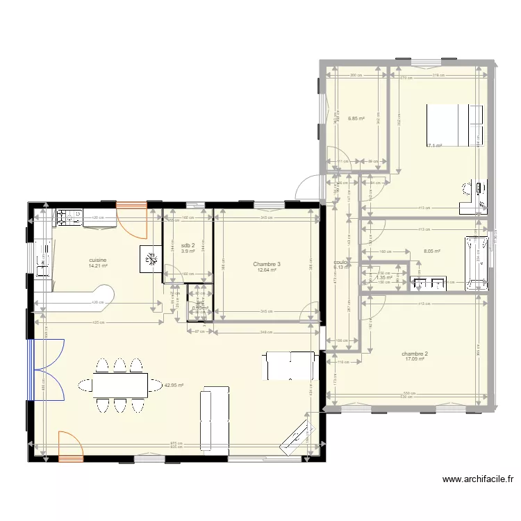 maison muy permis. Plan de 