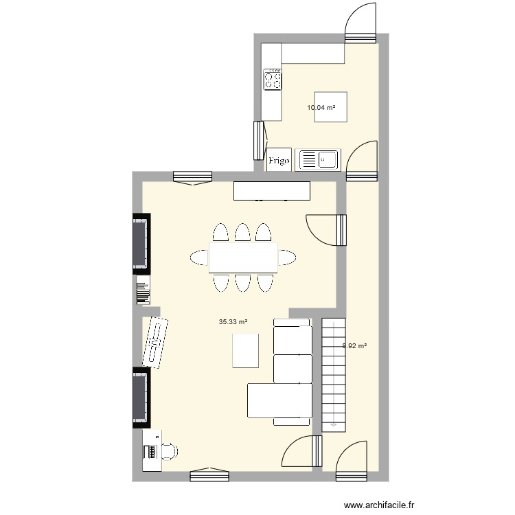 maison hugo. Plan de 0 pièce et 0 m2
