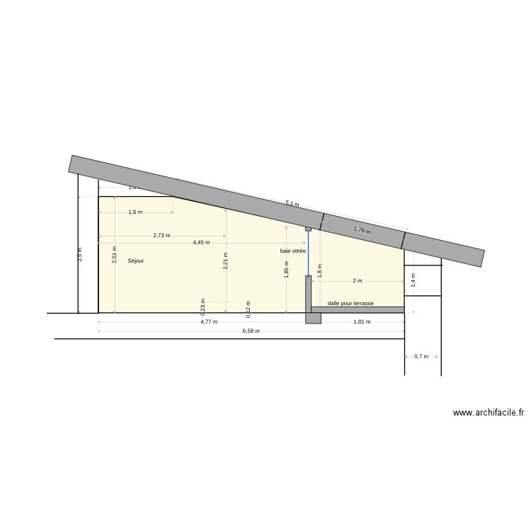 MEDISA coupe séjour. Plan de 0 pièce et 0 m2