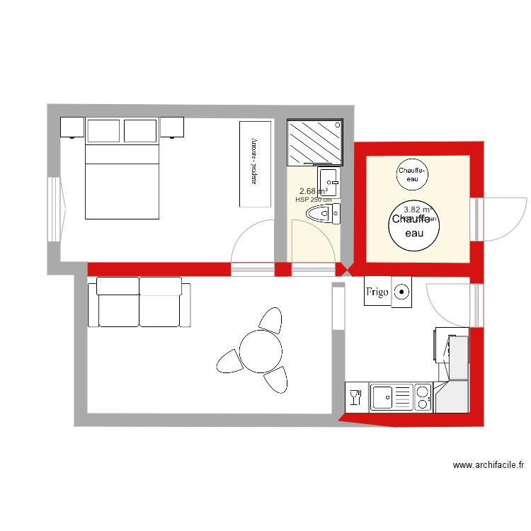 Cabanon 3. Plan de 0 pièce et 0 m2