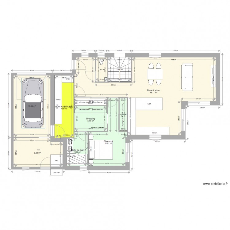 AlbertiniBossard Chazay V1. Plan de 0 pièce et 0 m2