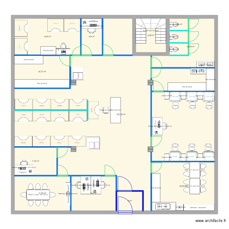 LOCAL TLS 2. Plan de 0 pièce et 0 m2