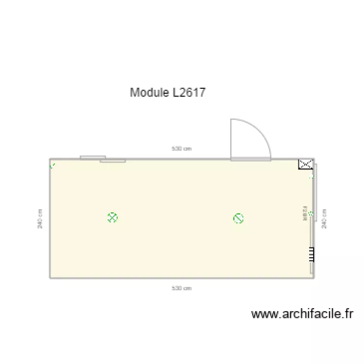 Module L2617. Plan de 