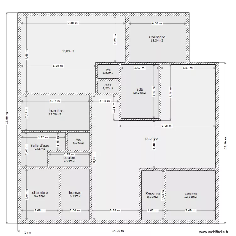 Maison. Plan de Maison. Plan de