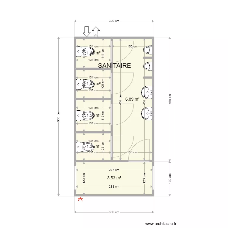 WC 4 63012. Plan de 