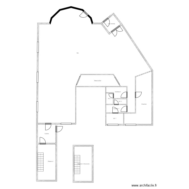 BARTHOLDI. Plan de 0 pièce et 0 m2