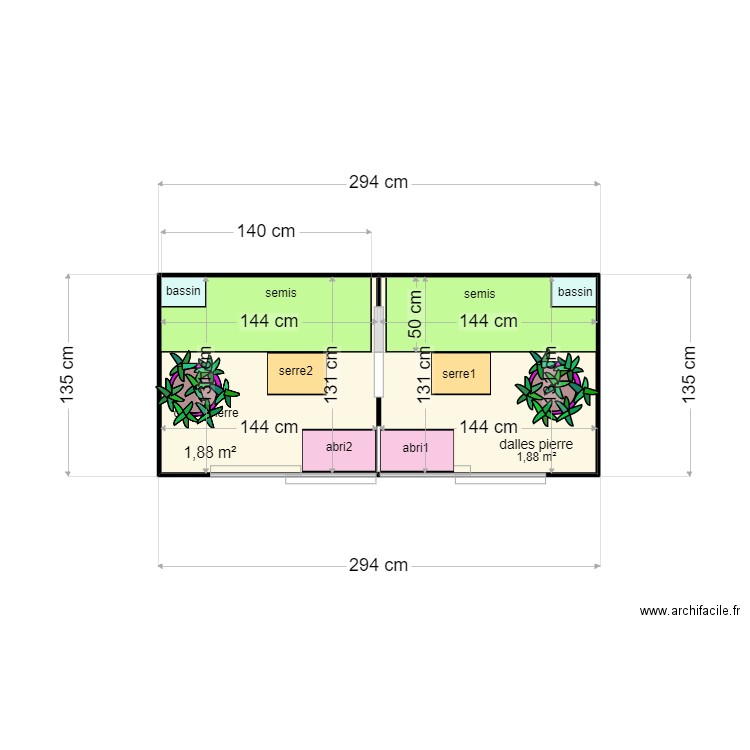 ENCLOS TORTUES BALCON SALON. Plan de 0 pièce et 0 m2