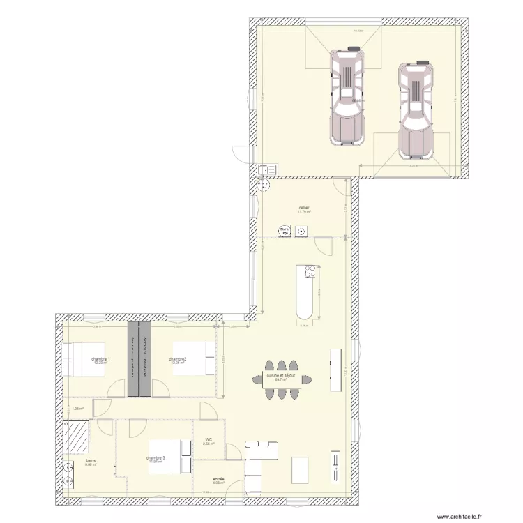 maison essai ok. Plan de 