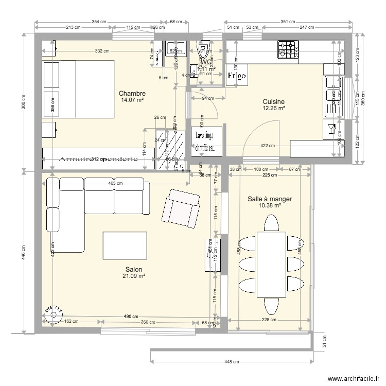 plan mesure. Plan de 0 pièce et 0 m2