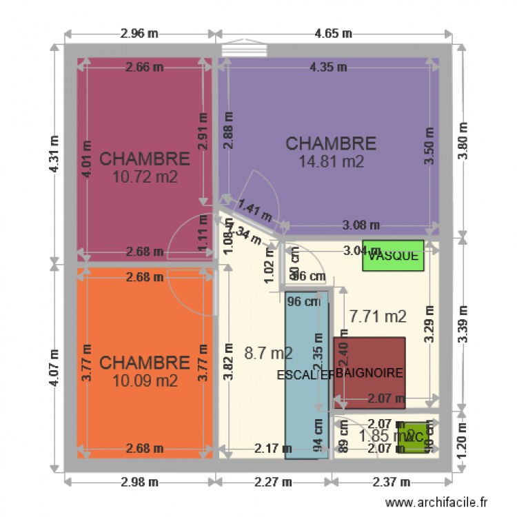 MAISON combles. Plan de 0 pièce et 0 m2