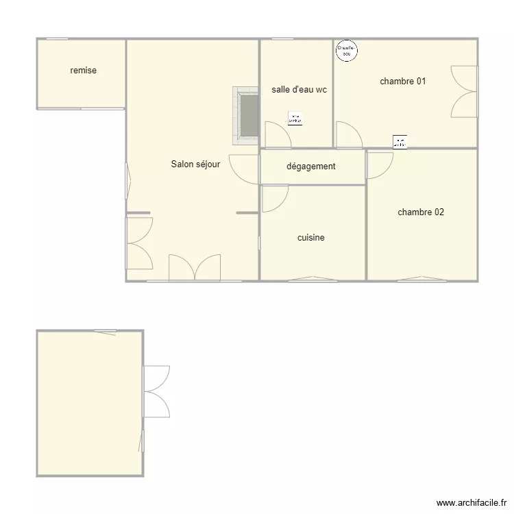 hirbec 1082 am. Plan de 